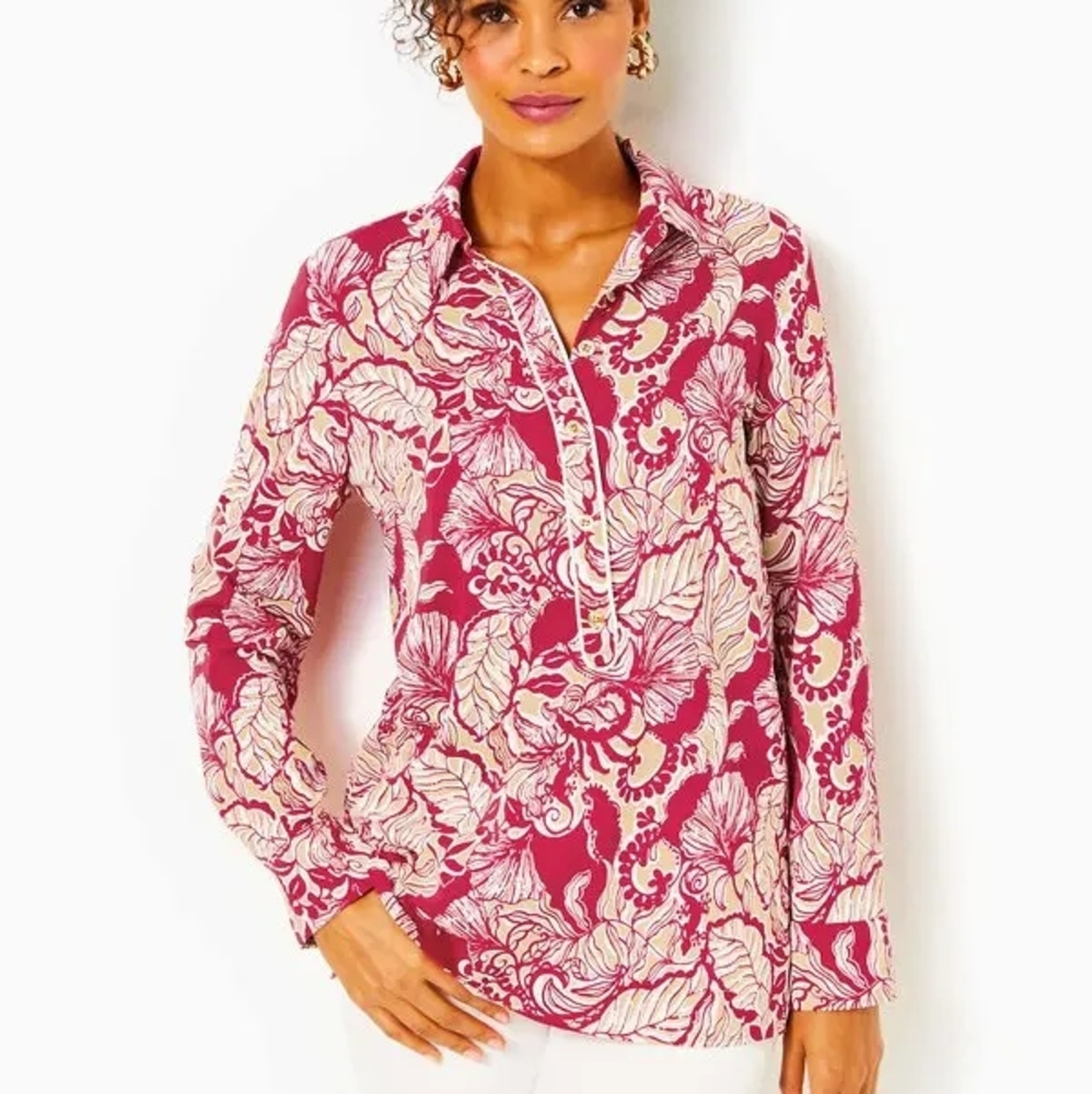 Lilly Pulitzer Tunic Popover Top